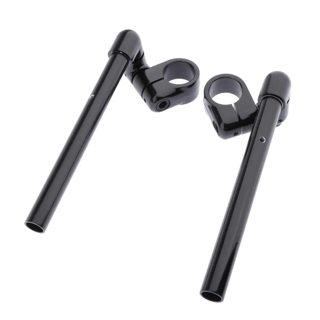 37mm CNC Alloy Handlebars Grips Adjustable Clip On Fork for Motorbike Motocross Universal Fits For Honda Yamaha 