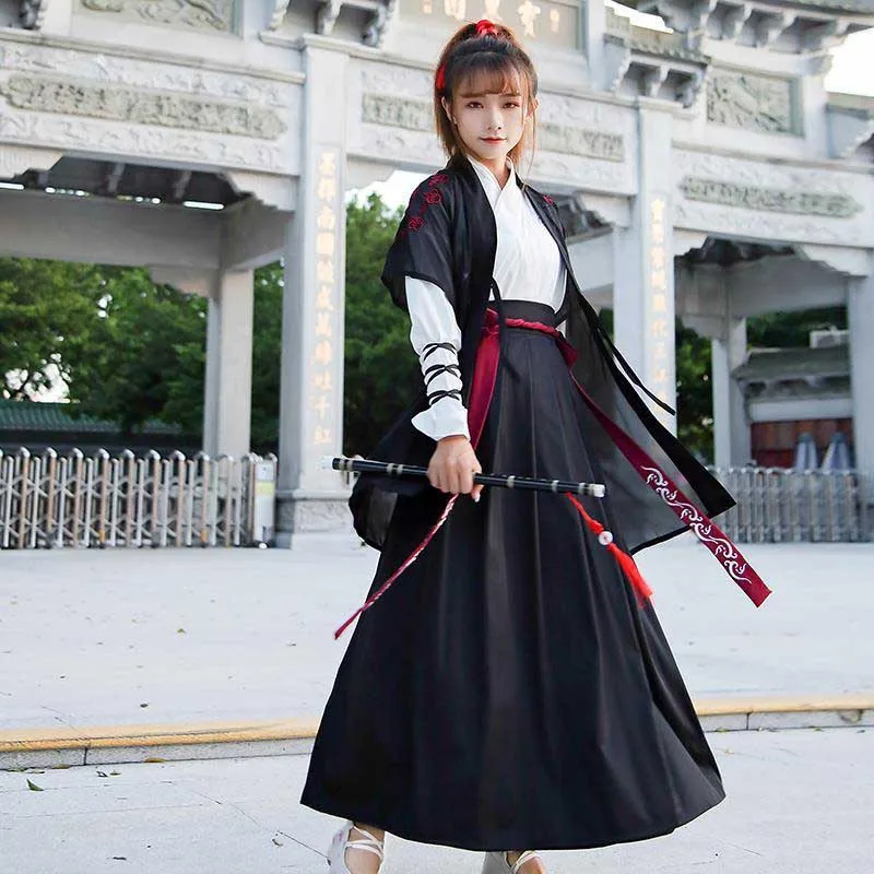 Платье NiceMixHanfu Женский костюм для косплея в древнем китайском стиле традиционная