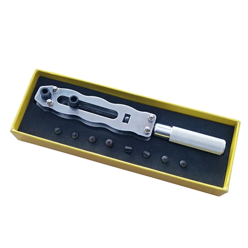 Ultra Wide Watch Back Opener Wrench, Ferramentas de Abertura de Relógio Ajustável para Relojoeiro e Hobbyist, 2 Mandíbulas, 65mm, Ajustável