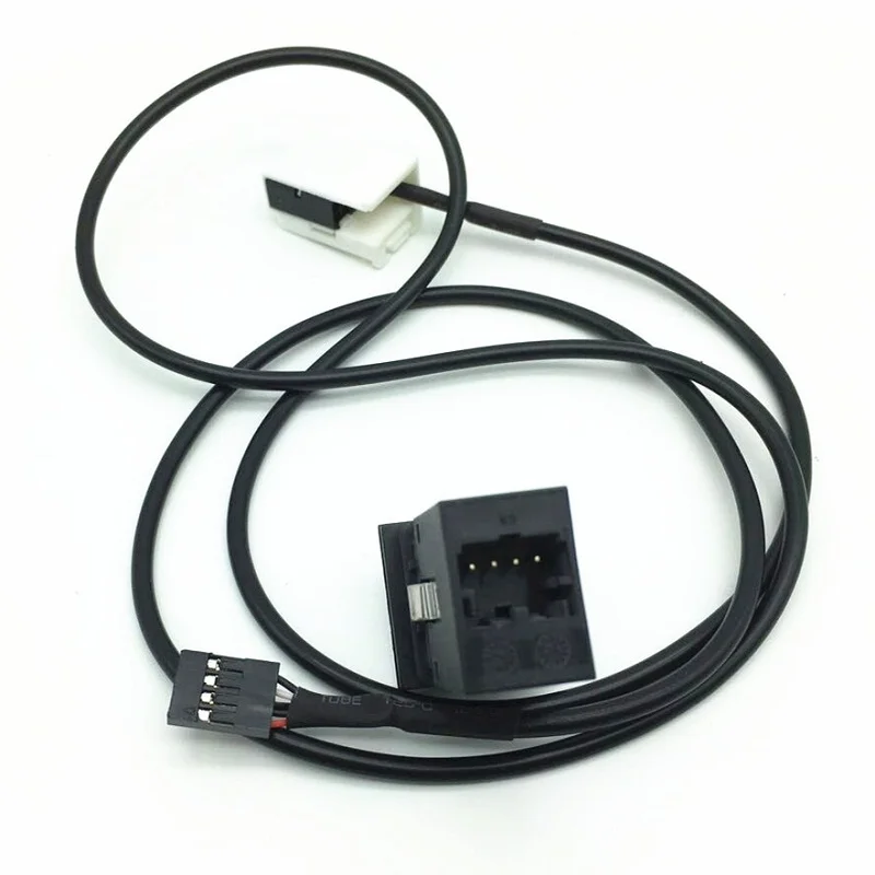 Автомобильный AUX USB Вход переключатель Интерфейс адаптер для подключения к