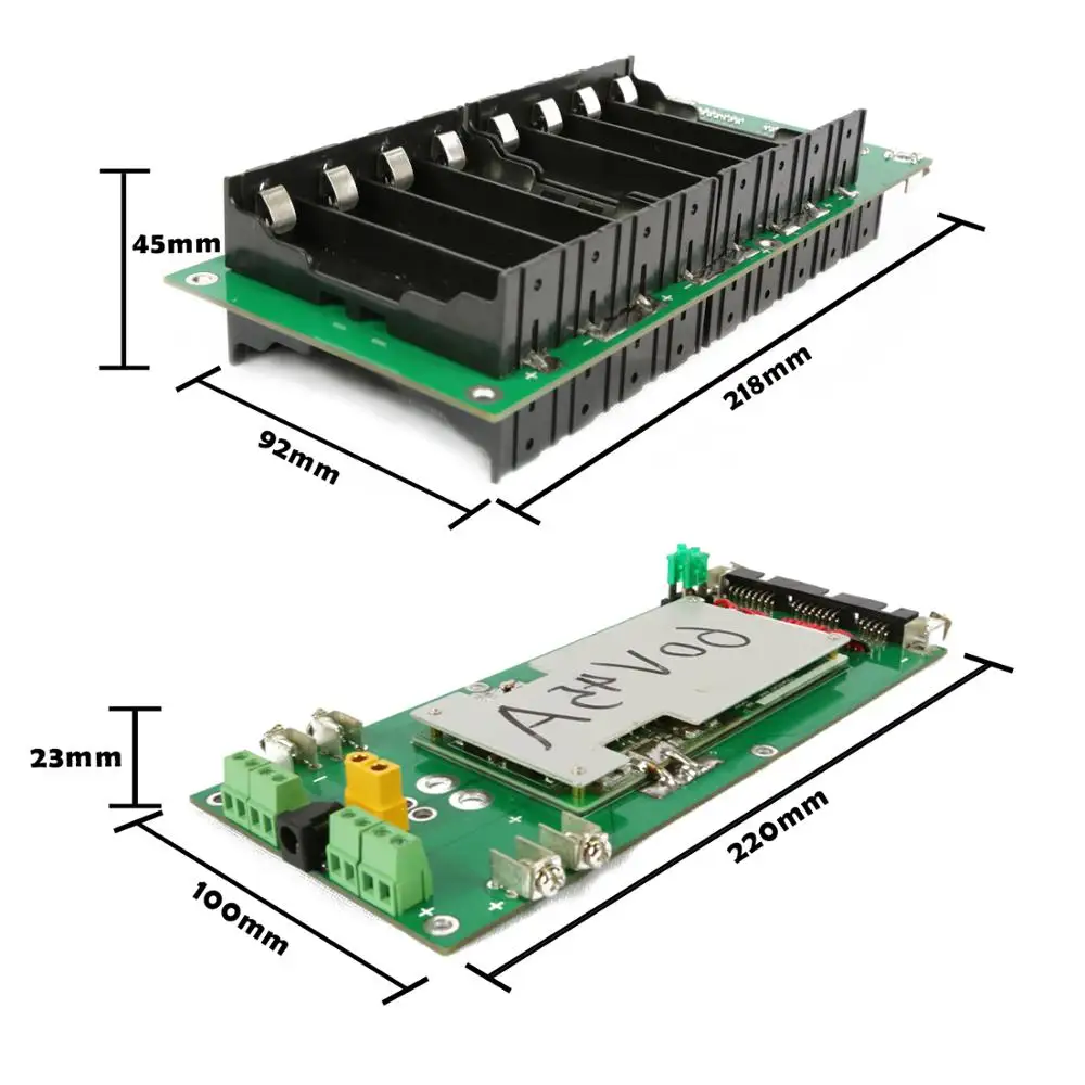 64V 17S Power Wall 18650 Battery Pack BMS Li Ion литиевая батарея держатель PCB DIY Ebike Box| |