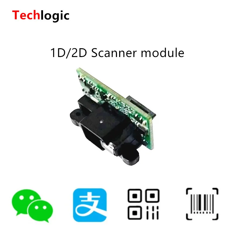 Модуль сканера штрих кода Techlogic 1D 2D Встроенный сканер двигателя считыватель