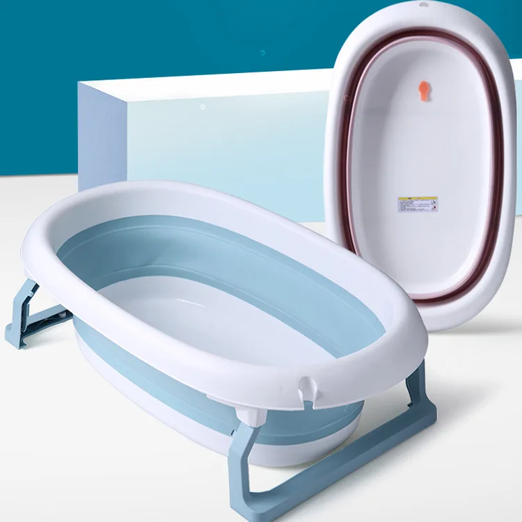 

New Style CHILDREN'S Folding Bathtub Baby Collapsible Nake Hanging Bathtub Newborns Bath Basin Infants Bath Basin