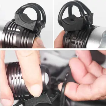 

10pcs 5 Pair Stretch Rubber Rings For Q5 T6 Headlight Headlamp Bicycle Bike