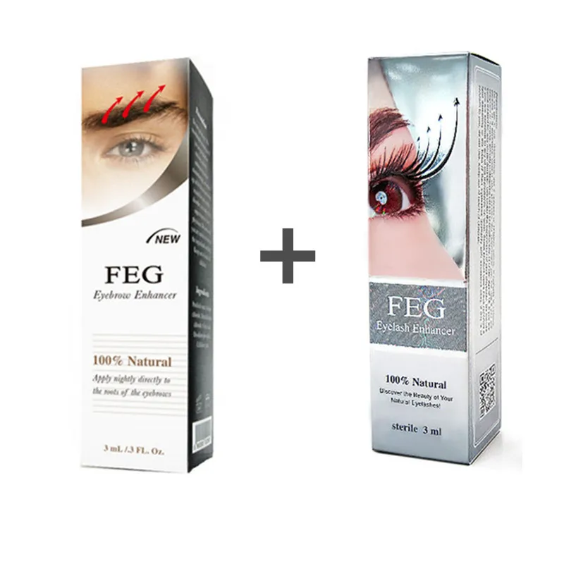 FEG Усилитель роста ресниц натуральные лечебные средства для ресниц сыворотка для удлинения роста бровей - Цвет: Eyelash Eyebrows