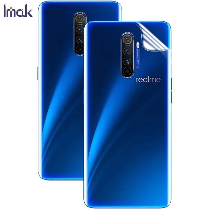 2 шт полное покрытие для OPPO Realme X2 Pro защита экрана и задняя крышка протектор Imak все стоящая Гидрогелевая пленка для телефона - Цвет: 2PCS For Back