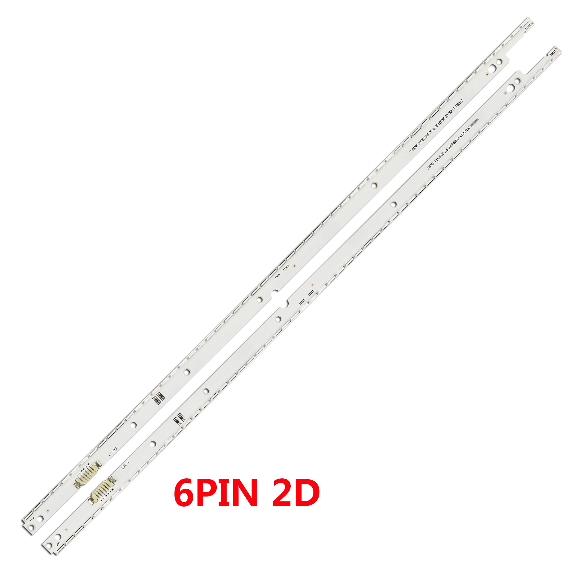 Светодиодная лента для подсветки Samsung UA40ES6100J UE40ES5500 2012SVS40 7032NNB RIGHT56 LEFT56 2 шт. 56