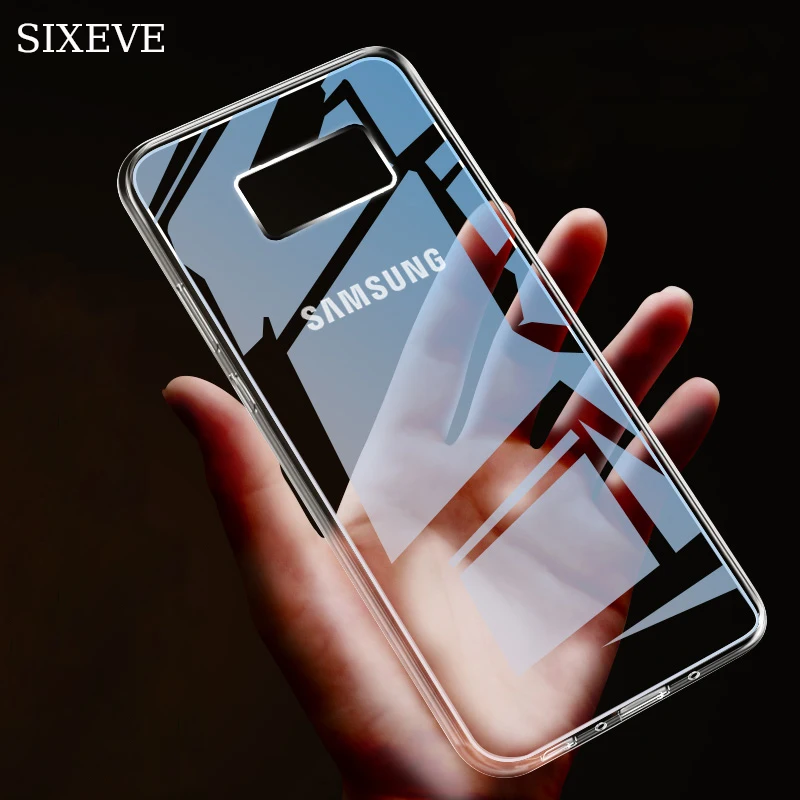 Прозрачный мягкий силиконовый чехол для Samsung S20 Ultra S10 Lite S9 S8 Plus S7 S6 Edge S5 S4 S3 Mini Note 4 5 8