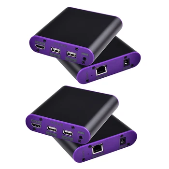 

CAT871-KVM 1080P 60Hz HDMI Transmitter Receiver Extender Ethernet over Cat5E/6/7 for Deep Color 3D EDID Dolby DTS