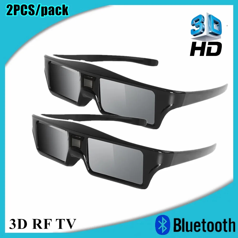 Tanie 2 sztuk partii Bluetooth aktywna migawka 3D okulary wymiana Sony Samsung SSG 5100GB do projektora Epson RF3D okulary ELPGS03 3D okulary 3D telewizor z dostępem do kanałów