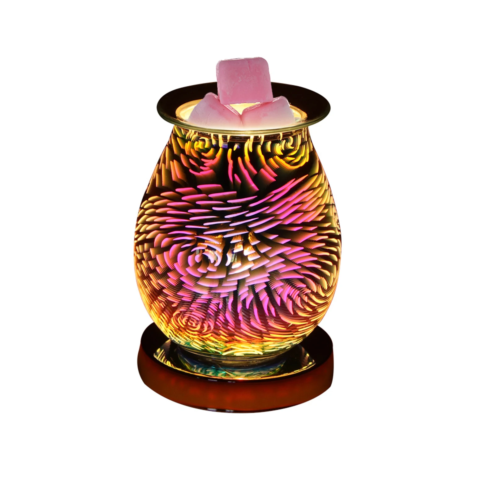 3D Electric Essential Oil Burners Candle Aromatherapy LampNight Light Wax Melter Aroma Lamp Diffuser Gift Home Decor | Дом и сад