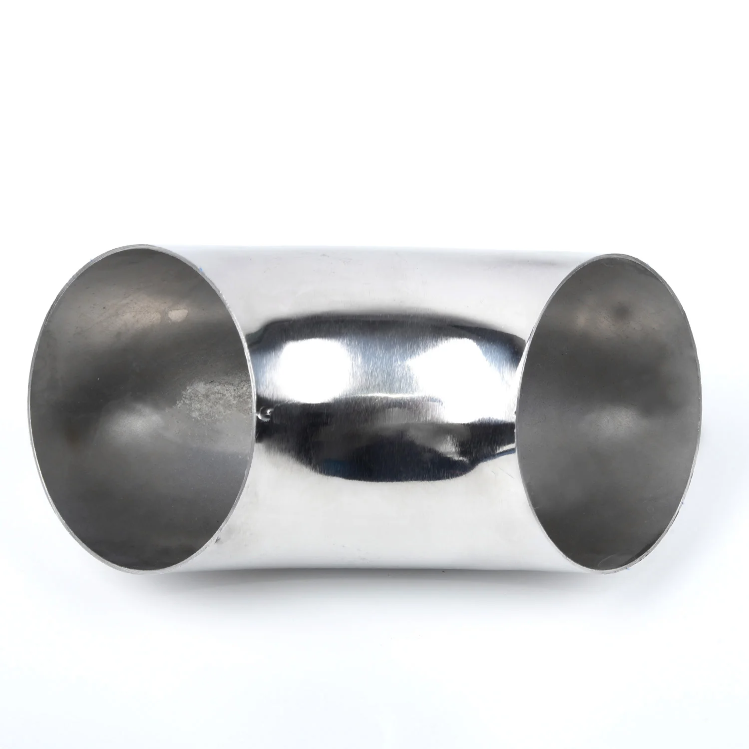 1pc Car Exhaust 2.5" 63mm Pipe Stainless Steel Elbow 90&deg; Exhaust Weld Bend Elbow Pipe Fitting Auto Replacement Parts