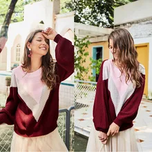 Женский свитер оригинального дизайна, осень, женский свитер с круглым вырезом, европейский и американский стиль, длинный рукав, полый женский свитер