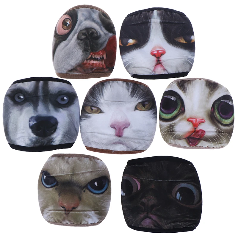 1PCS Cotton Cute Anti Dust Mask Kpop Mouth Mask Dog Cat Masque Kpop Masks Anime Cartoon Mouth Muffle Face Mask