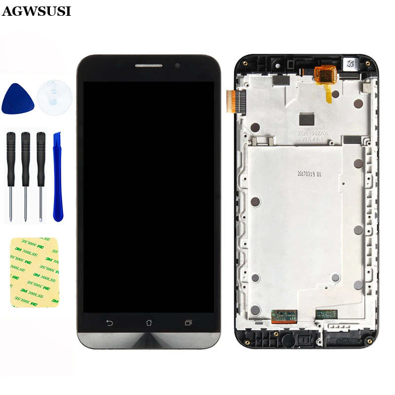 Для ASUS Zenfone MAX ZC550KL LCD Z010D Z010DA ЖК-дисплей панель монитор Сенсорный экран дигитайзер