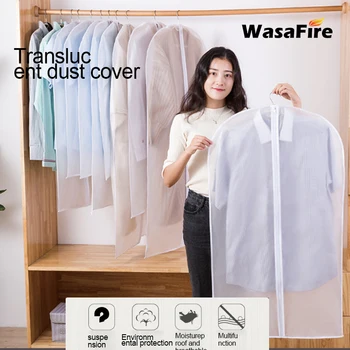 

Clothing Dust Cover Bedroom Clothes Hanging Garment Dress Clothes Suit Coat Home Storage Bag Pouch Case Organizer Wardrobe Hang
