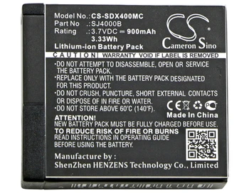 

Cameron Sino Battery for Cybernetik UHD 4K Ultra HD 4K Eken PG1050 H9 H8 H8R H9R H8 Replacement PG1050 900mAh / 3.33Wh