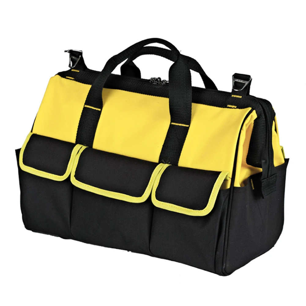 Wheels Portable Tool Bag Multifunction Thicken Waterproof Canvas Storage Garage Travel Tools Organizer Toolbox Multifunctional