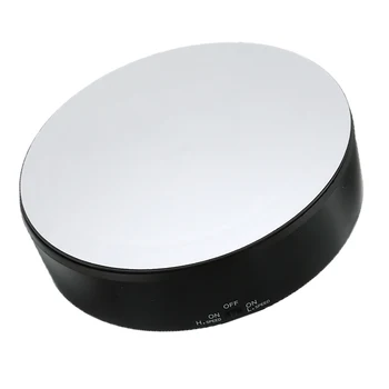 

Rotating Display Stand, 360 Degree Electric Rotating Product Display Turntable Speed Adjustable for Display Jewelry, Watch