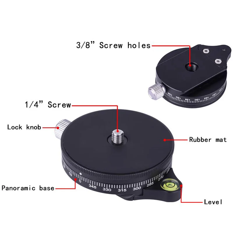 Основа для камеры с Arca Swiss стильная тарелка, 0,95 см винт алюминиевый панорамный шаровой штатив с пузырьковым уровнем, грузоподъемность 2