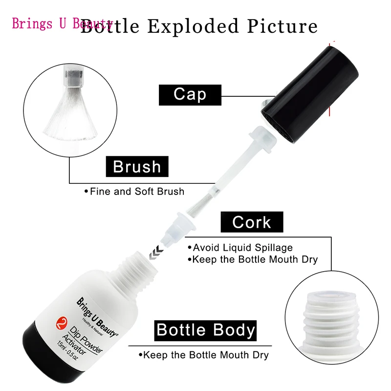 15 мл предварительно связанный гель основа активатор для верхней части кисть