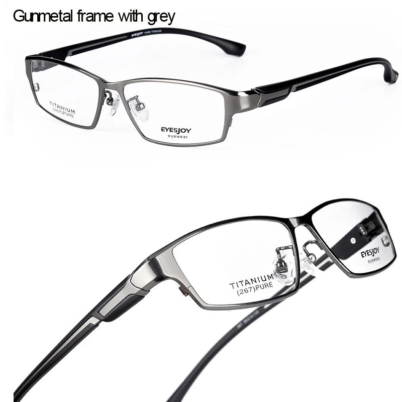 Titanium Glasses Frame Men Square Optical Frames Transparent Prescription Glasses Frame Myopia Glasses Espejuelos De Moda
