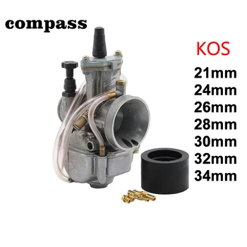 

KOSO Carburetor Carburador 21 24 26 28 30 32 34mm with Power Jet Scooter Motocross ATV UTV Off Road Racing Motor