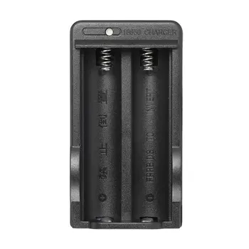

1pc New Black AC 110-240V 18650 4.2V Rechargeable Li-Ion Dual Battery Charger US Plug Travel Battery Power Adapter