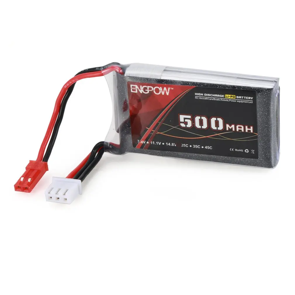 ENGPOW 11.1V 1500mAh 25C 3S 1P Power Lipo Battery T Plug Rechargeable for RC Racing Drone Quadcopter Helicopter Airplane