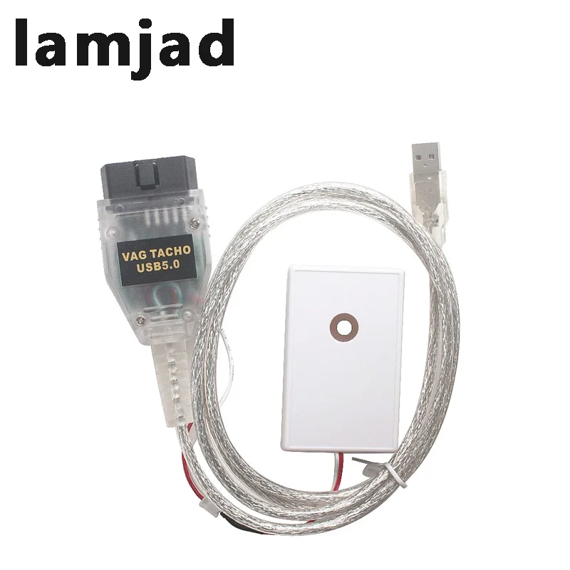 Новейший VAG Тахо USB 5,0 USB Версия OBD2 автомобильный диагностический инструмент FTDI FT245RL Vag TACHO 5,0 последняя версия MCU 24C32 24C64 DFDF