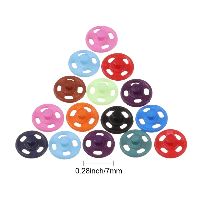 10/24Pcs Mini Button Buckle for 1/6 Doll DIY Doll Clothes Metal Buckle Invisible Snap Handmade Doll Clothing Sewing Accessories 6