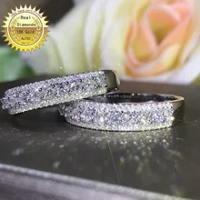 18k Золотое кольцо с бриллиантом для помолвки и свадьбы 0.5ct натуральное Кольцо C настоящим бриллиантом ювелирные изделия имеют сертификат 09