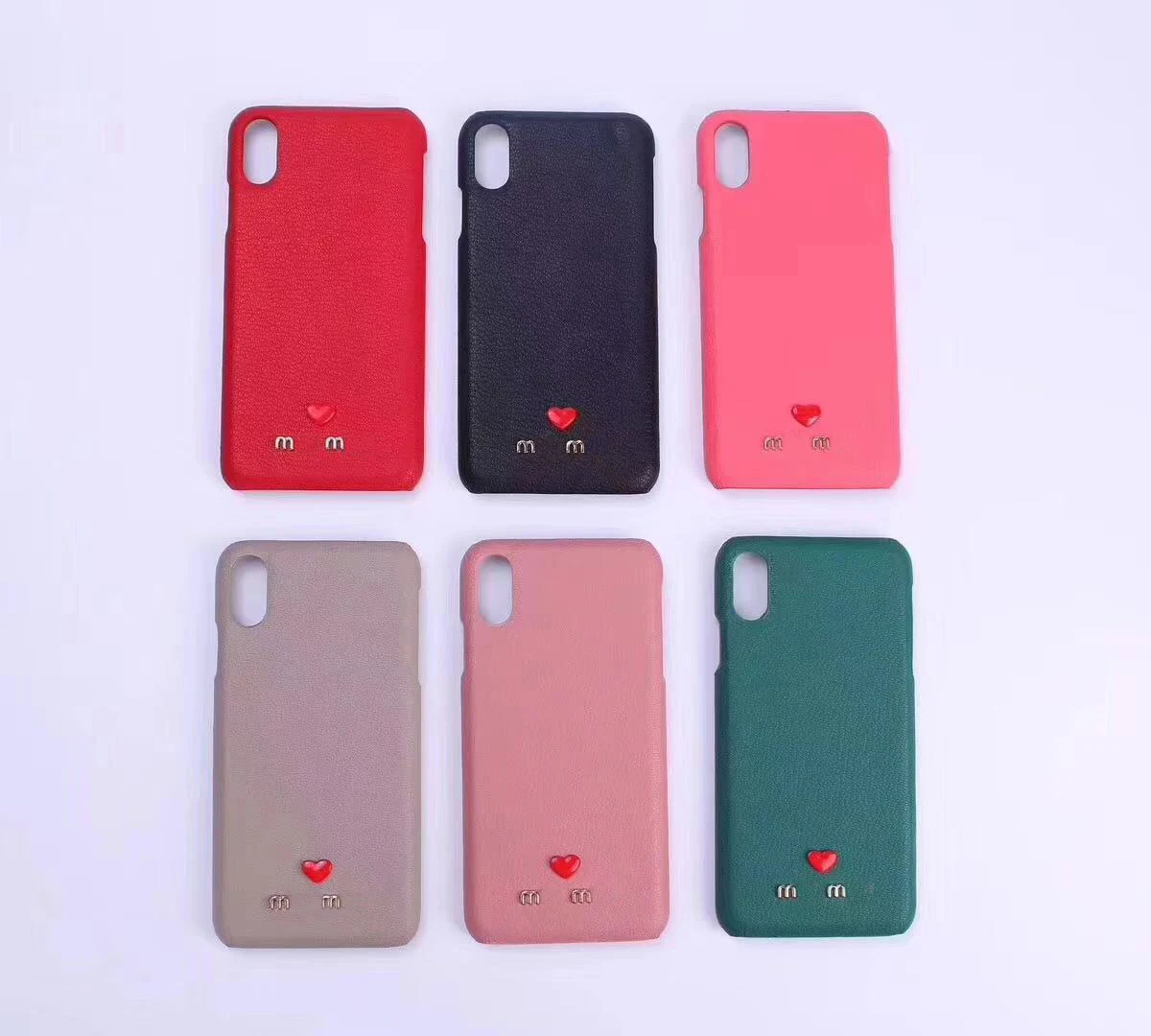 Кожаный жесткий чехол для телефона с милым сердцем для iPhone 11 pro max XS, чехлы для iPhone 6 7 8 Plus XR XSMAX, роскошный модный чехол