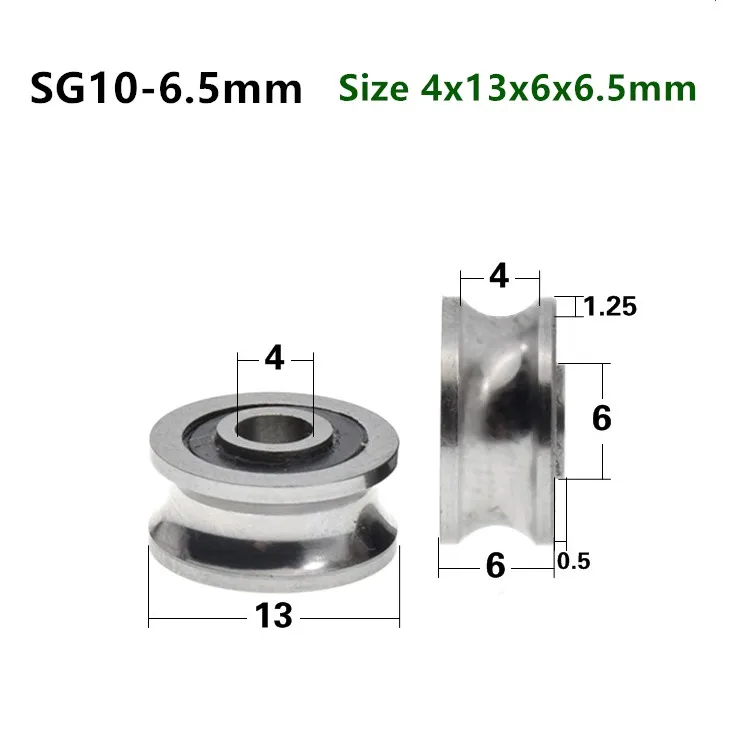 20 компл./лот SG10 SG15 SG66 SG20 SG25+ M4 M5 M6 M8 винтовые болты Подшипниковая сталь шкив шариковые Подшипники трек направляющего ролика подшипников