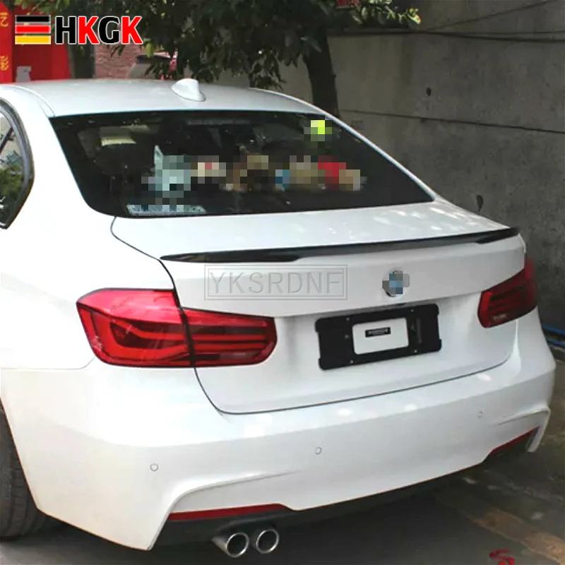 Спойлер 2013 2014 2015 2016 2017 для BMW F30 F35 материал ABS черный углеродное волокно цвет 320i 320li