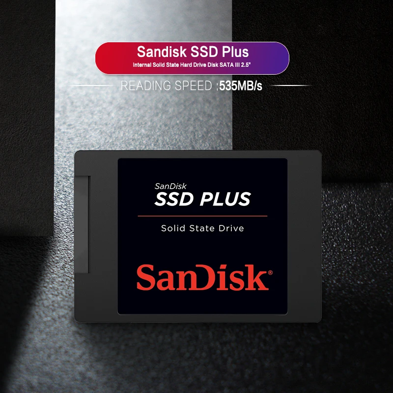 Sandisk SSD 1 ТБ Внутренний твердотельный диск Жесткий SATA III 480GB 240GB 120GB версия 3 0 для