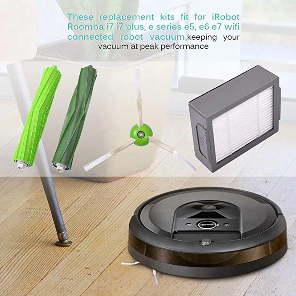 Набор кистей для IRobot Roomba серии I7 E5 E6, запчасти для пылесоса