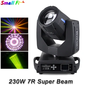 Kopen 2020 Hoge Kwaliteit Beam Patroon Strobe DMX512 3IN1 Moving Head Stage Light Sharpy 7R 230W Lamp Dj Disco Bar club Effeect Lichten