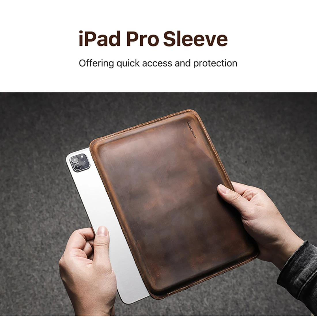Couro Capa de Couro para Ipad Case para Ipad Pro 11 Air Ipad Air 10.9 7th 8th 9th 10th Generation 10.2 - Imagem 2