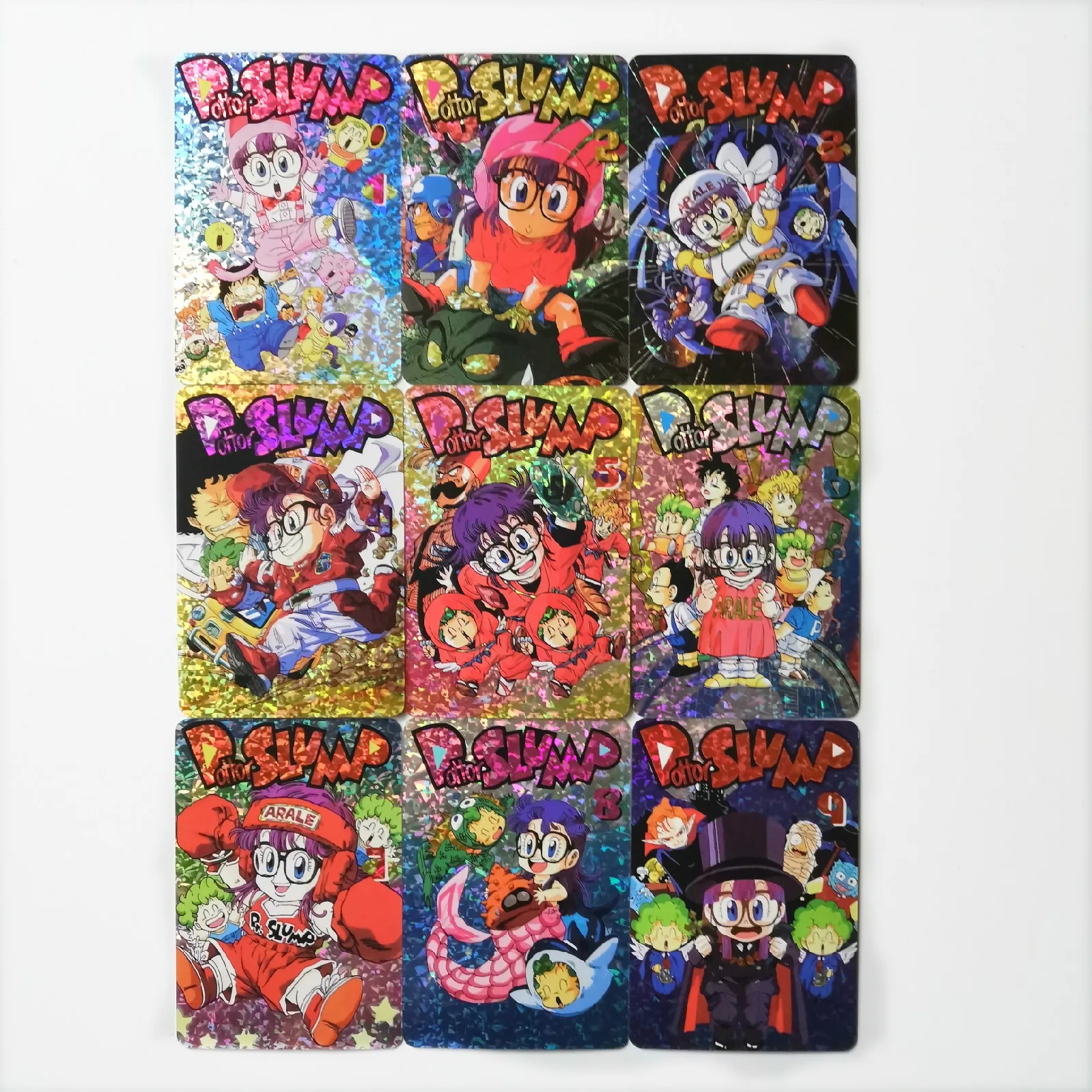 9 шт./компл. Arale игрушки хобби Хобби Коллекционные игрушки Коллекция игр аниме-открытки