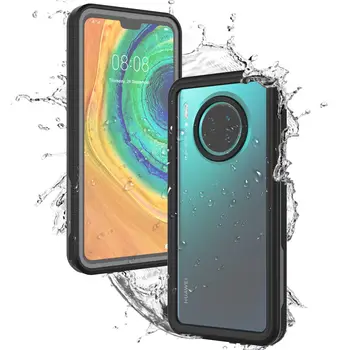 

For Huawei Mate 30 Pro Huawei Mate 30 Pro 5G Case IP68 Waterproof 360 Degree Dustproof Cover Dots Pattern 360 Protective Shell