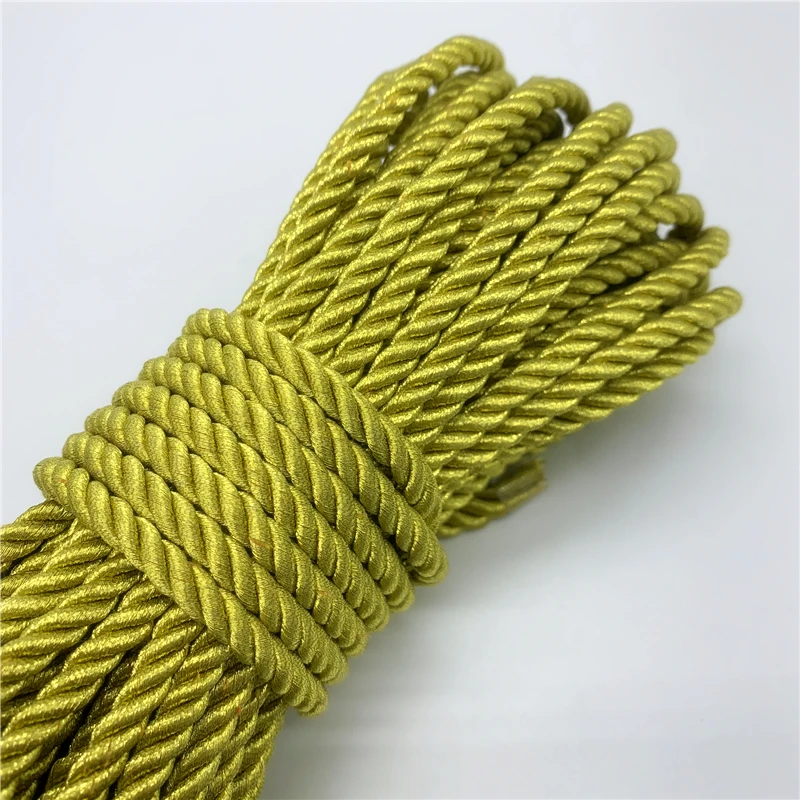 Rope Necklace 2mm 3mm 4mm 6mm 5yards/Lot Gold Silver Cord String Strap For Home Decoration