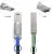 QSFP (SFF-8436) - MiniSAS (SFF-8088) DDR Hybrid SAS Кабель, 100 Ом, 1 м(3,3 фута)