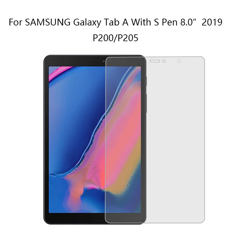 Закаленное стекло 9H Защитная пленка для экрана Samsung Galaxy Tab A 8 0 с S Pen 2019 SM-T290 T295 T297 P200