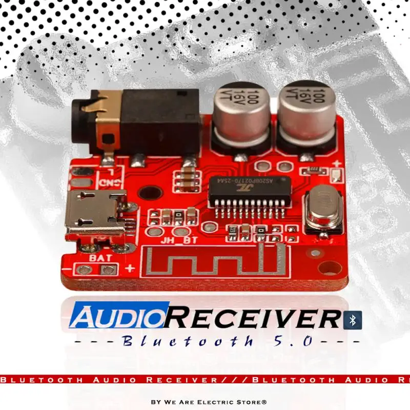 Bluetooth 5 0 JL6925A стерео музыка 3 мм DIY аудио приемник плата 4 1 2 MP3 декодер не