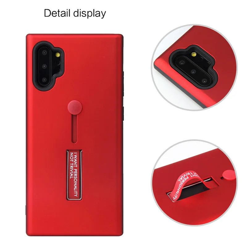 

Ring Stand Case For Samsung Galaxy S10E S6 S7 Edge S8 S9 Note 8 9 10 Plus Shockproof Armor Hybrid Rugged Silicone Soft TPU Cover