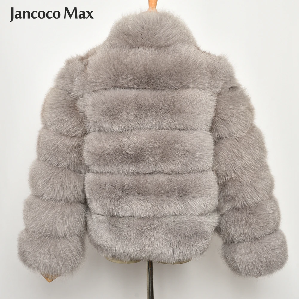 Jancoco Max 2019 Новинка зимнее плотное теплое женское 5 рядное пальто с воротником из