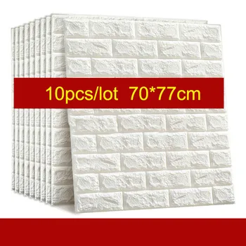 

PE Foam 3D Wall Stickers Brick Pattern self-adhesive Room decoration Home For wall stickers kids rooms Bedroom TV Backdrop Decor