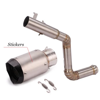 Slip on 60mm Motorcycle Exhaust Pipe Escape Muffler Modified Connector Front Header Pipe for 1290 Super Duke R 2014-2016 - - Racext 11