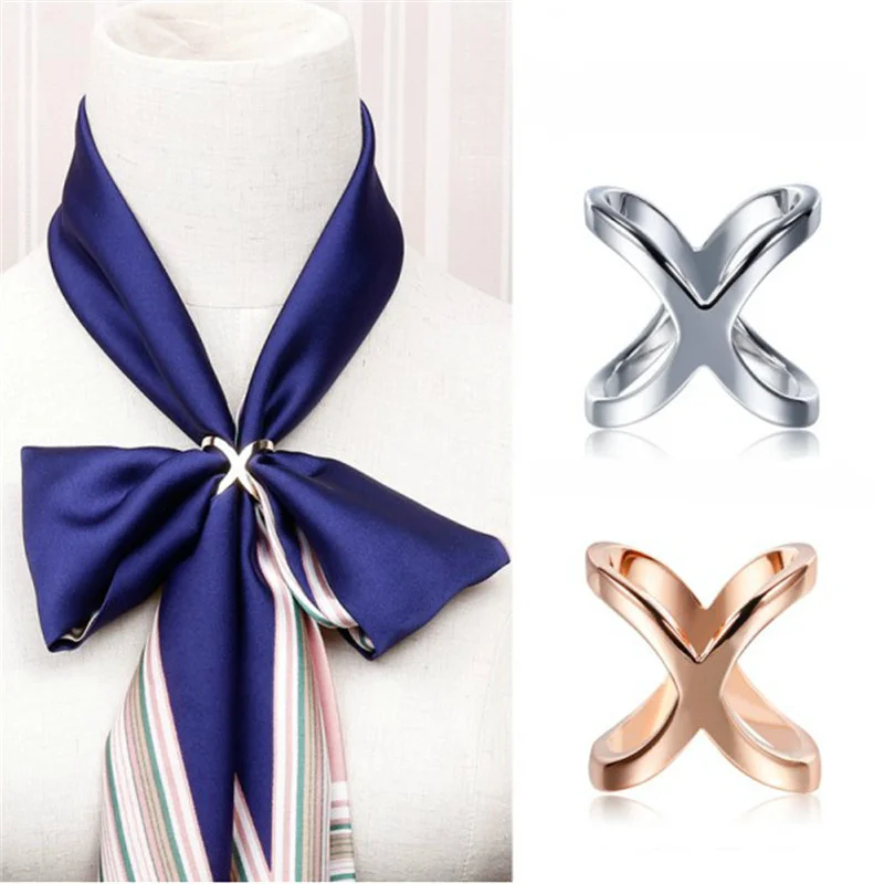 4 Fermagli Per Sciarpa In Lega - Clip Eleganti Per Abiti, Borse E Cappelli - Foto 12